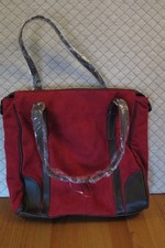 rote Tasche, samtig, Tchibo, neu