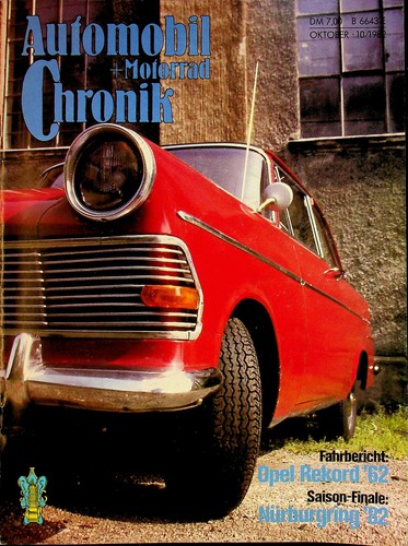 Automobil chronik 1982 - chronik, 10/1982