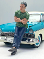 Sitzender Auto Trifft Mann