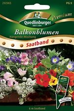 Balkonblumen hängende Mischung Saatband Samen von Quedlinburger Saatgut