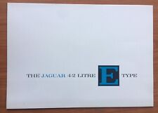 Jaguar E-Type 4.2 Roadster Coupe Serie 1 1966 1968 XK Prospekt Handbuch Teil