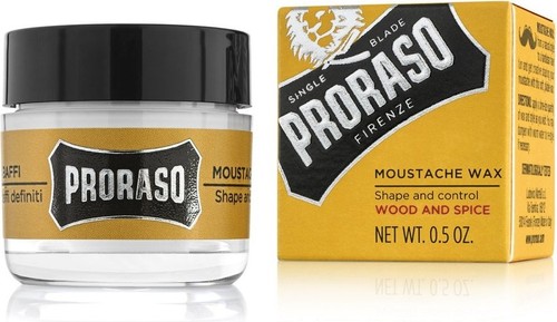 Proraso moustache wax - proraso, wood