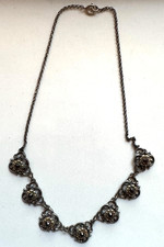 Granatcollier / Halskette -