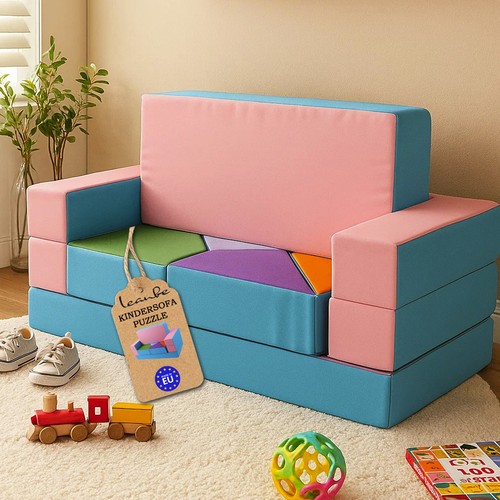 Leanbe kindersofa 4in1 puzzle - kindersofa,