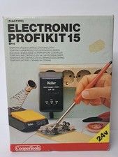 Lötkolben 15W Weller Electronic Profikit 15 24V  Netzbetrieb 2x Lötzinn Halter