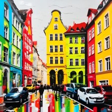 Leinwandbilder Poster Altstadt