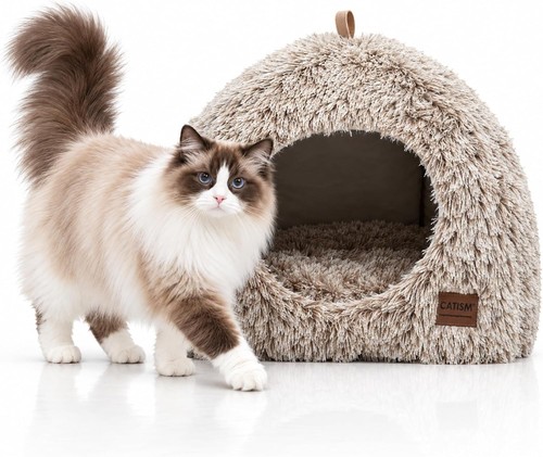 Katzenbett plüsch höhle - plüsch,