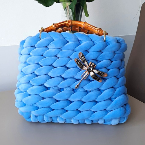 Damen henkeltasche blau - damen,