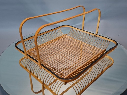 Danish rattan bambus brotkorb - danish,