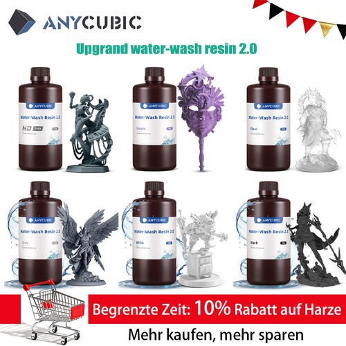 Anycubic water washable resin - water,