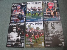 6 x Piping Today Magazine 2014 / 2015 Hefte Nr.73 -78; Dudelsack;Bagpipe