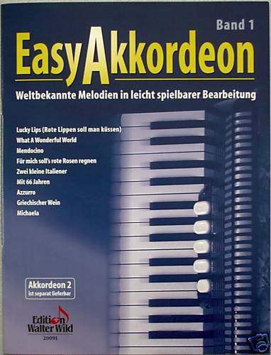Akkordeon noten easy - akkordeon,