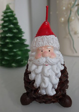 3D Weihnachtskerze SANTA Figur Wachs Kerzen Kerzenfiguren Wichtel Weihnachtsmann