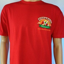 Rotes Ballermann T-Shirt Bierkönig Schinkenstrasse Mallorca Gr. L **neu&original