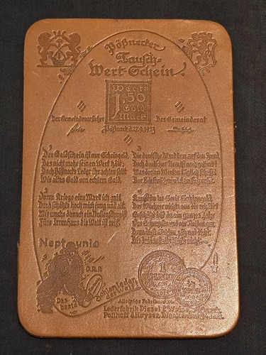 Pößnecker tausch wertschein - pößnecker,