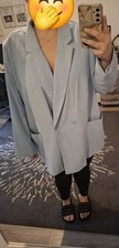 Blazer hellblau Oversize