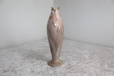 Kleine Kunst Art Deco Vase Fisch Jutta Weimar Majolika Majolica Keramik antik