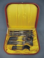 Silber 100 versilbert 24 teiliges 6 Personen Tafel Besteck G.S. Georg Schreiter