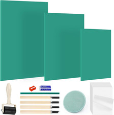 27 Stück Linoleum Platten