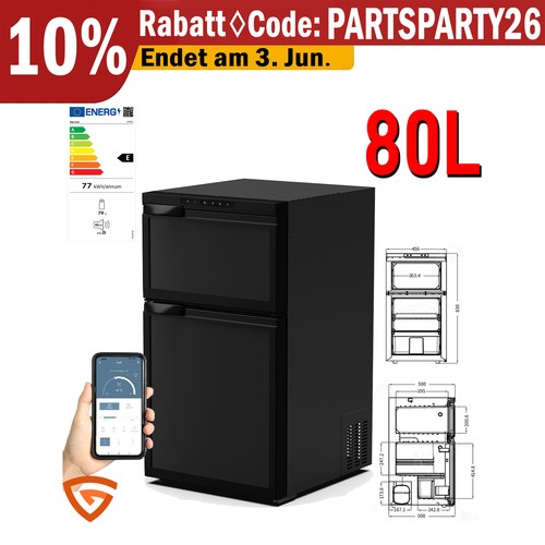 Wohnmobil kühlschrank - wohnmobil, 80