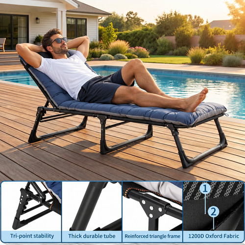 Campingbett klappbar 190x68cm