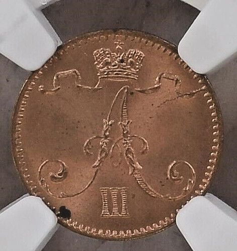 Münze penni 1893 - münze, ms