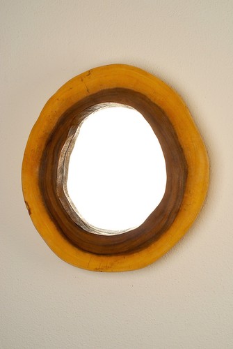 Spiegel aus holz 5 cm - spiegel, holz,
