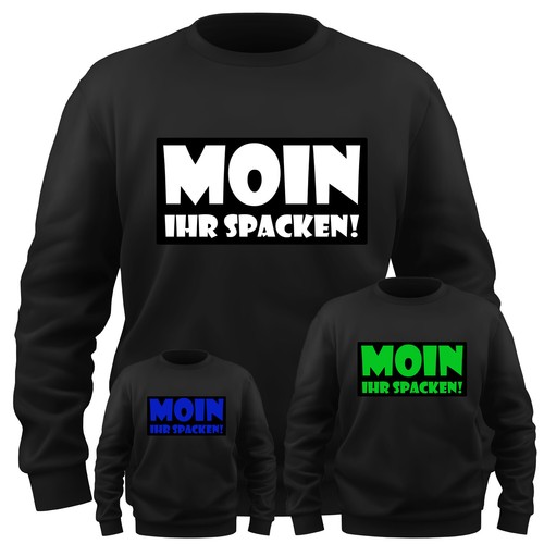 Eaks herren sweatshirt moin - eaks®, "moin