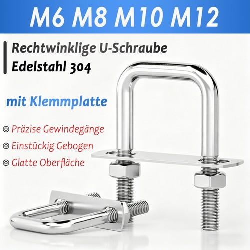 Bolzen mit klemmplatte - u,