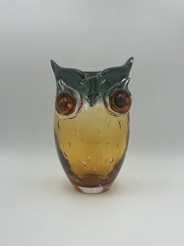 Vintage glasfigur eule murano - vintage,
