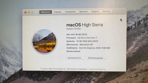Apple mac mini model 2012 - mac,