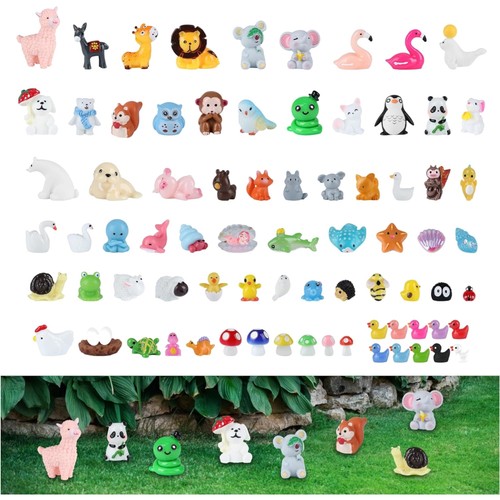 100 stück mini - 100, tierfiguren