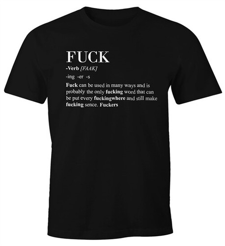 Herren shirt fuck dictionary - herren,