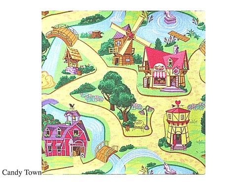 Spielteppich dino candy town - spielteppich,