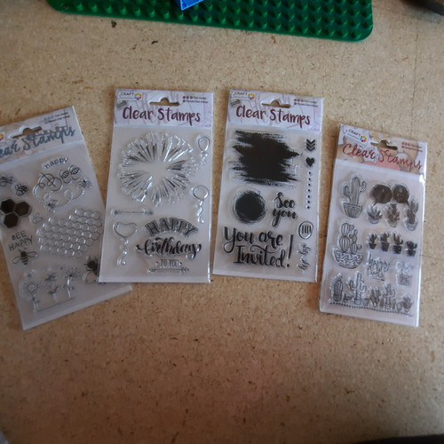 Set clear stempel stamps - 4,