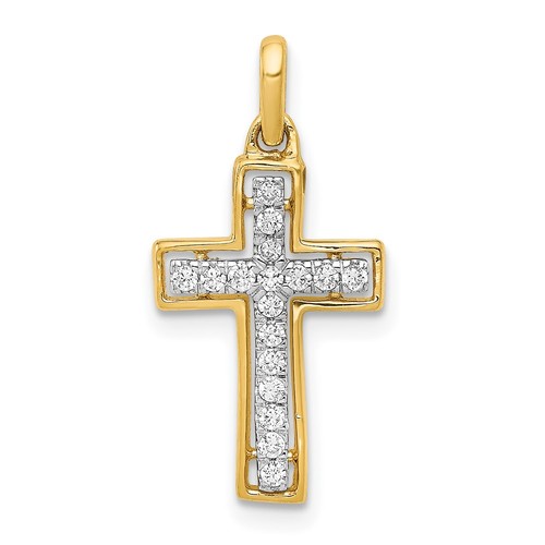 14k gelbgold und rhodium - gelbgold,