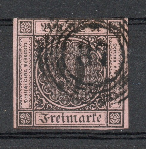 Baden 1851 freimarke - baden, 9b