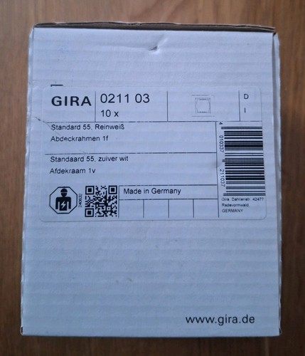Gira abdeckrahmen fach - gira,