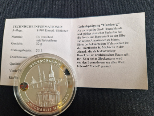 Medaille mein deutschland - -,