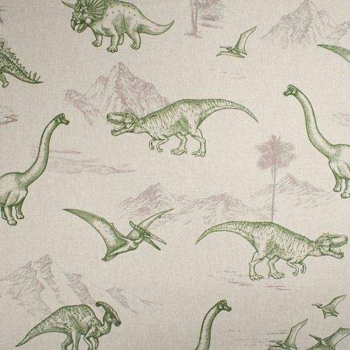 Dekostoff halbpanama dinos - halbpanama,