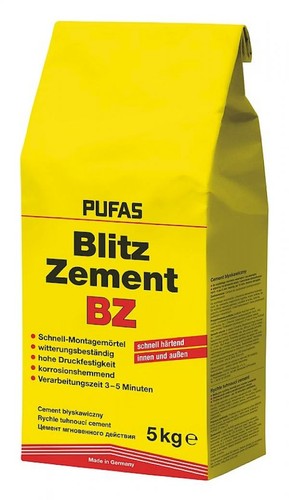 Pufas blitzzement 1kg 5kg - blitzzement,,