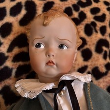 Heubach porzellan puppe junge - porzellan,