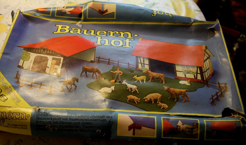 Ddr bauernhof spielzeug veb - bauernhof,