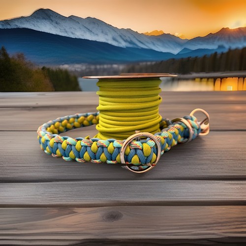 Paracord zugstopphalsband - paracord,