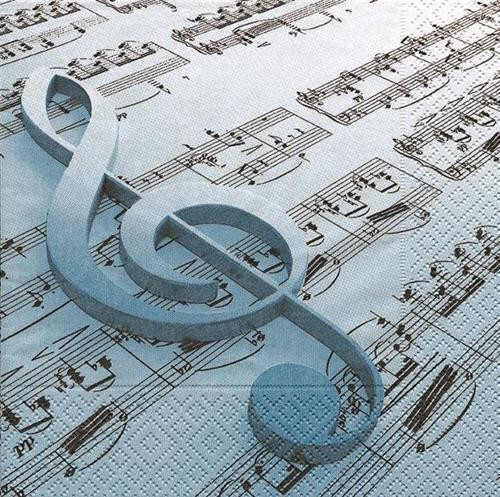 Servietten music the key - the,