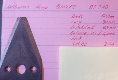 Esm rasspe messerklinge - esm,