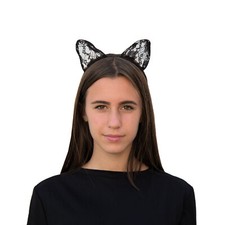 Haarreif katzenohren dress - haarreif,