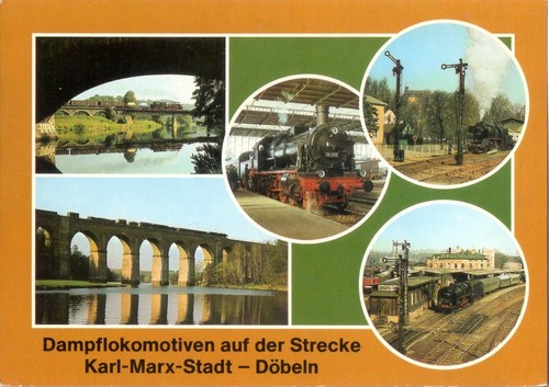 Dampflokomotiven auf der