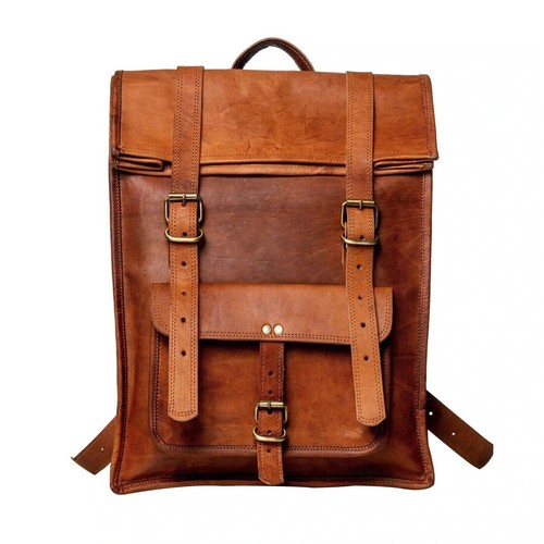 Messager leder rucksack tasche - messager,