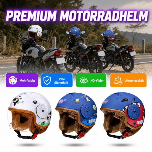 Motorradhelm kinder - motorradhelm,